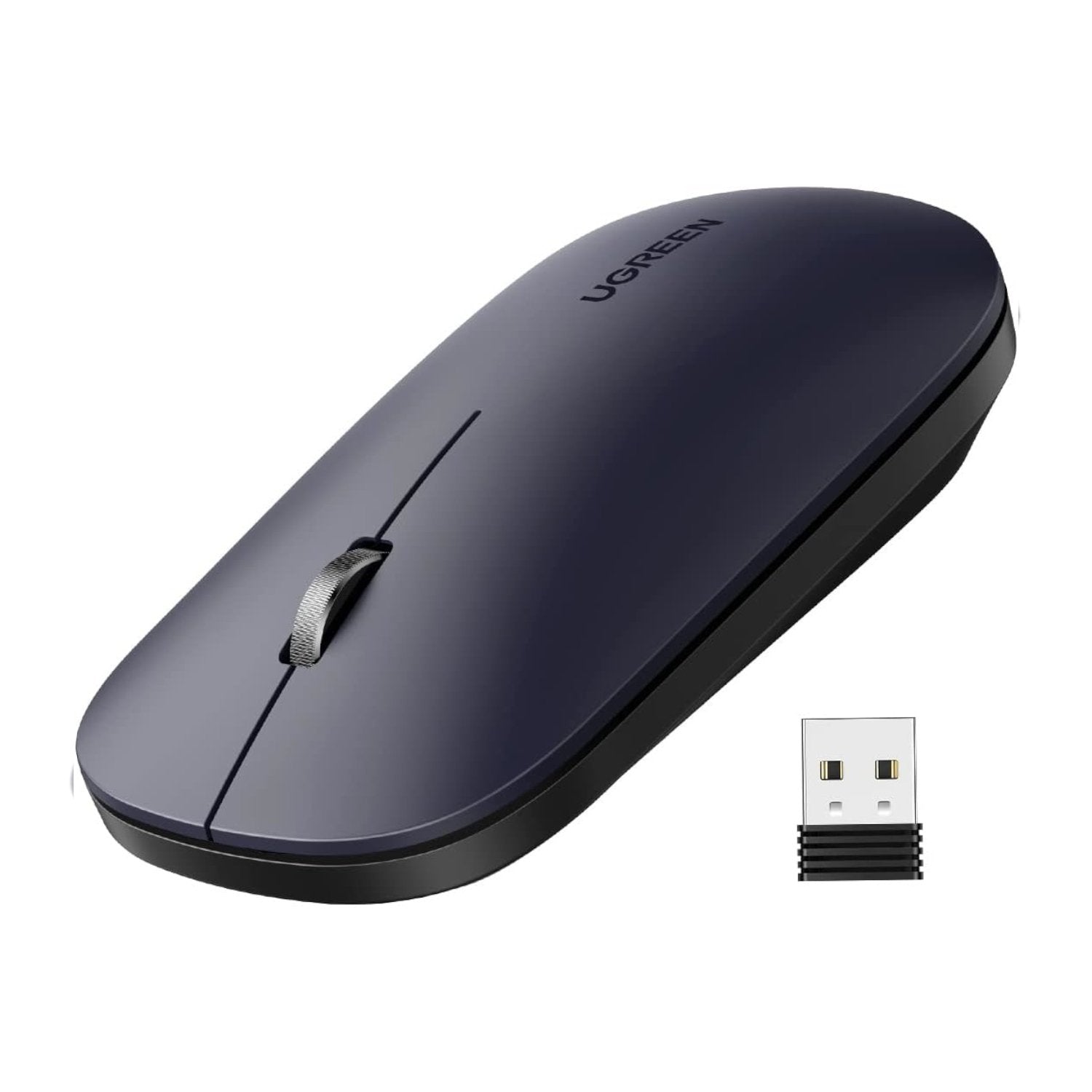 GUNMANSA UGreen Portable 2.4GHz Wireless Mouse - Black