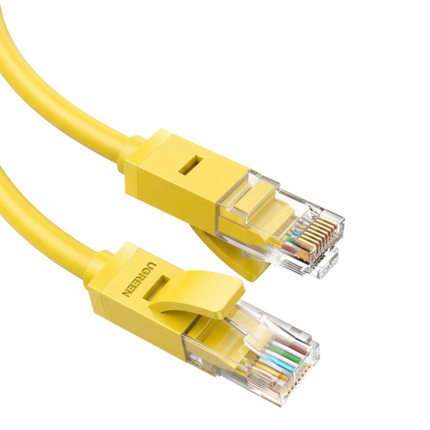 GUNMANSA UGREEN RJ45 CAT6 0.5m LAN Network Cable - (1Gbps, 250MHz) - Yellow