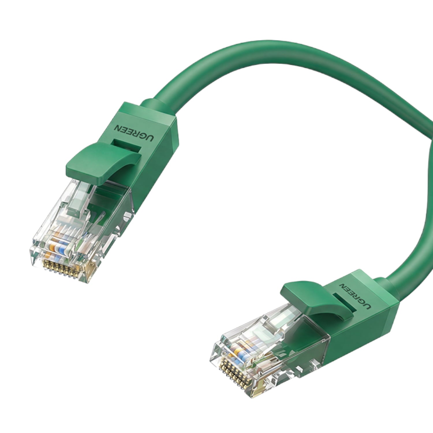 GUNMANSA UGREEN RJ45 CAT6 1m LAN Network Cable – (1Gbps, 250MHz) – Green