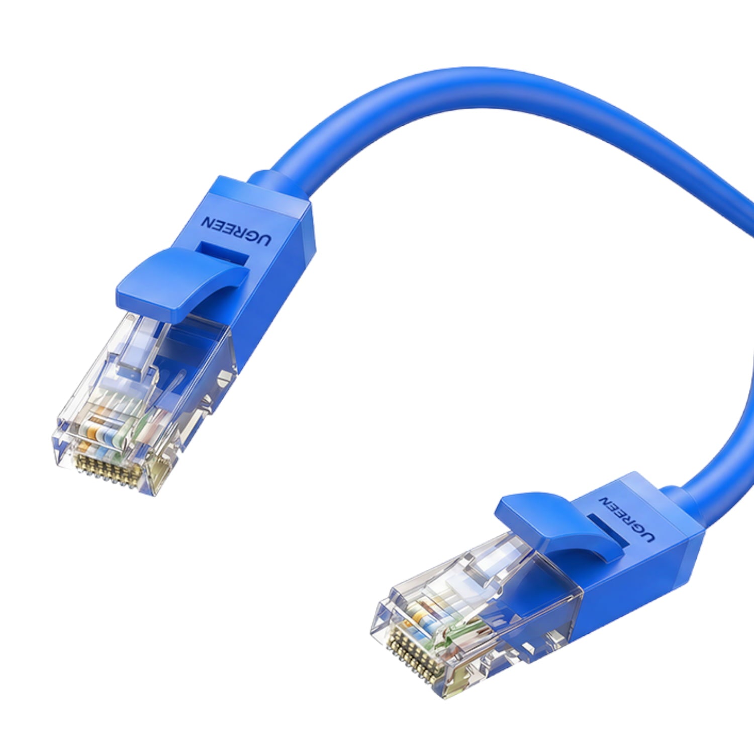 GUNMANSA UGREEN RJ45 CAT6 2m LAN Network Cable – (1Gbps, 250MHz) – Blue