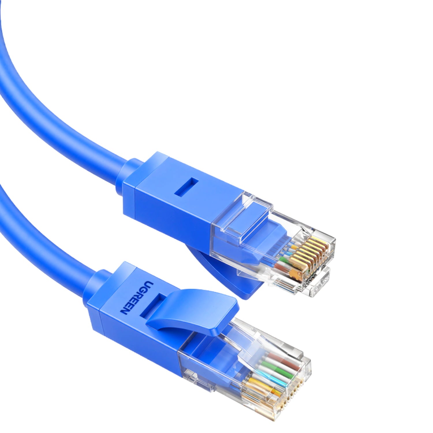 GUNMANSA UGREEN RJ45 CAT6 2m LAN Network Cable – (1Gbps, 250MHz) – Blue