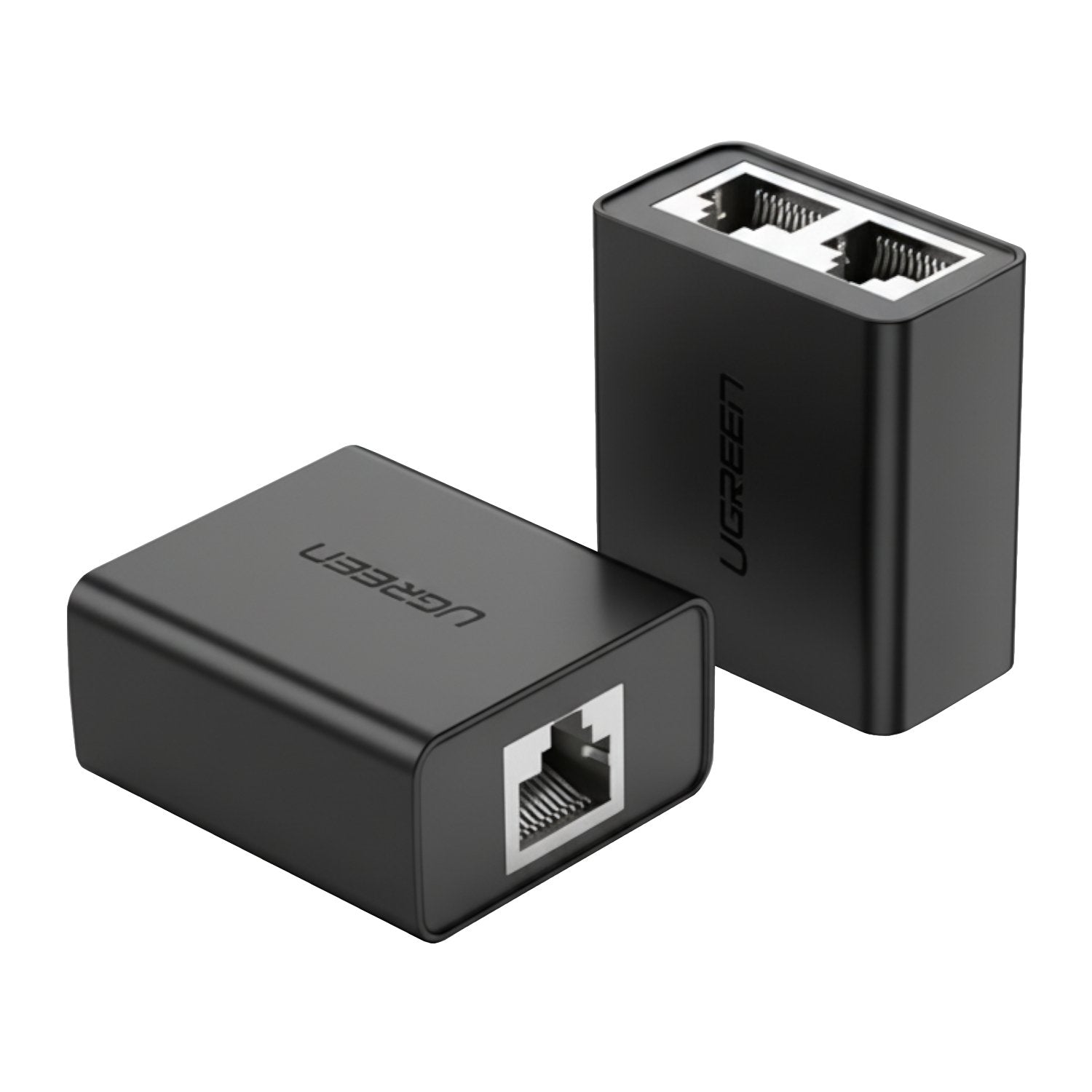 GUNMANSA UGREEN RJ45 Splitter Adapter 2 Pack (Black)
