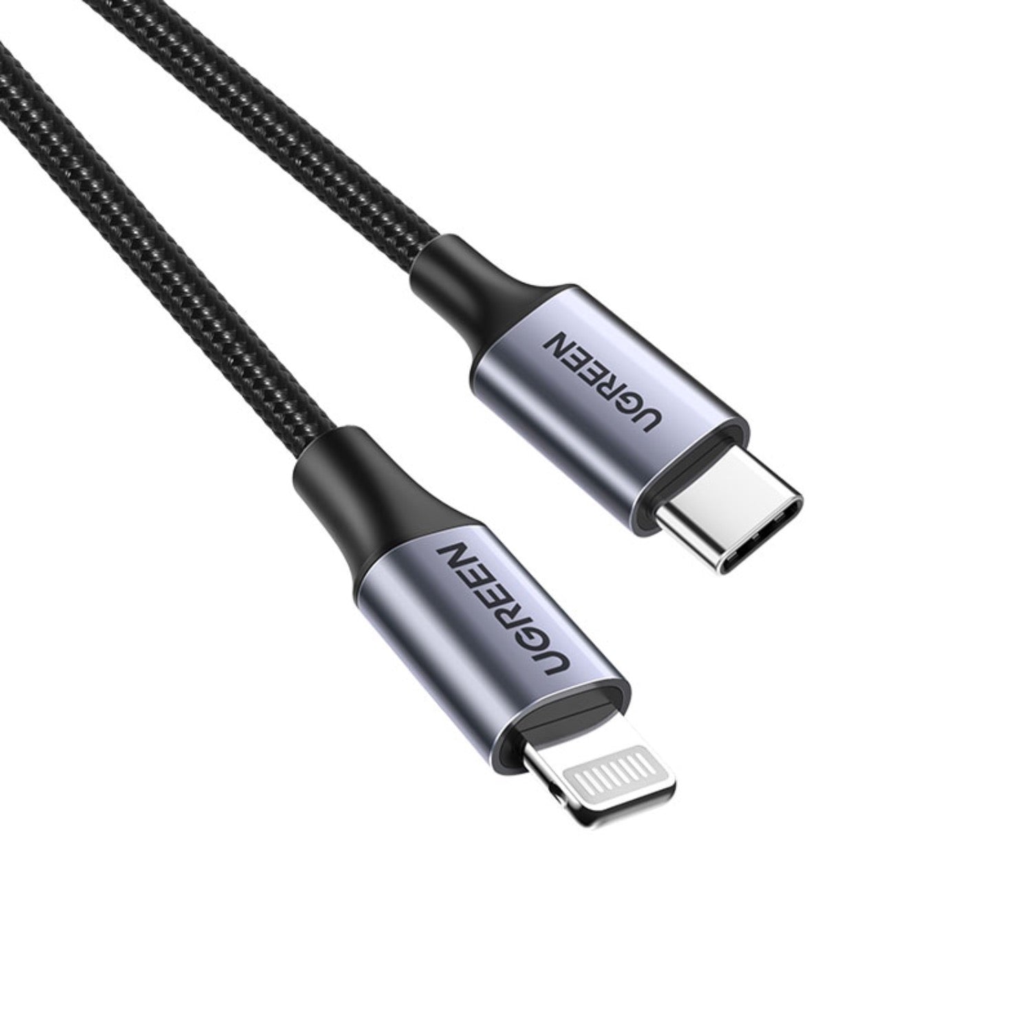 GUNMANSA UGREEN Type-C To MFI Lightning Braided Cable - 1 Meter