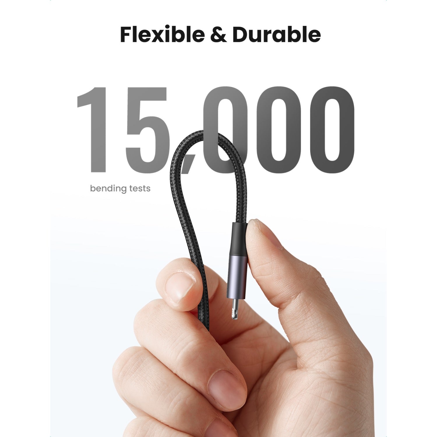 GUNMANSA UGREEN Type-C To MFI Lightning Braided Cable - 1 Meter