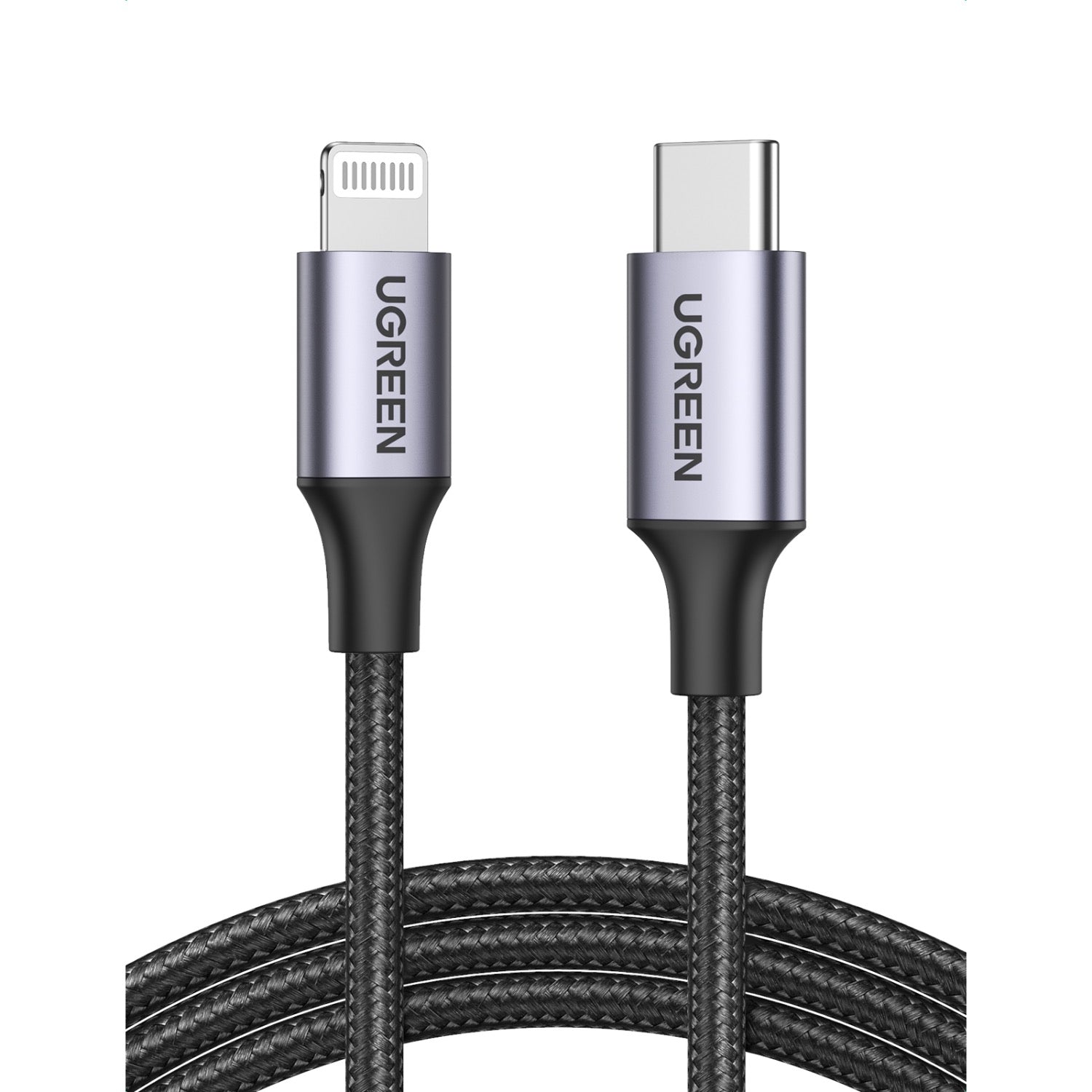 GUNMANSA UGREEN Type-C To MFI Lightning Braided Cable - 1 Meter