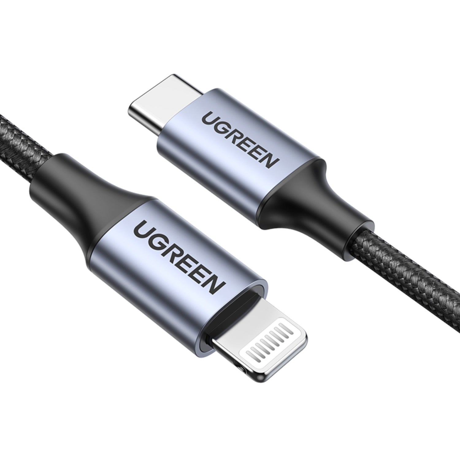 GUNMANSA UGREEN Type-C To MFI Lightning Braided Cable - 1 Meter