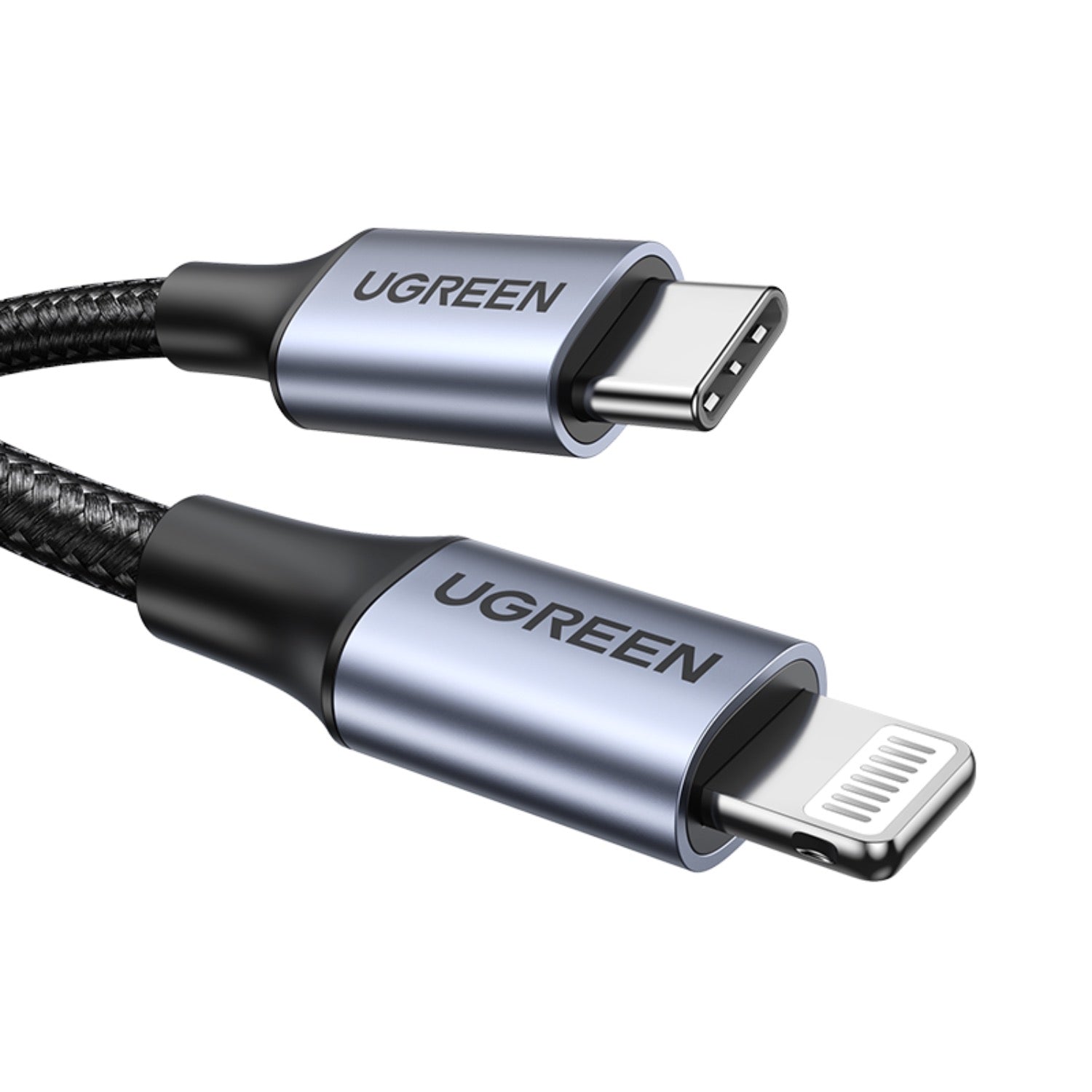 GUNMANSA UGREEN Type-C To MFI Lightning Braided Cable - 1 Meter