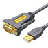 GUNMANSA UGREEN USB 2.0 to RS-232 Serial Adapter Cable (USB-A Male to DB9 Male)-Black