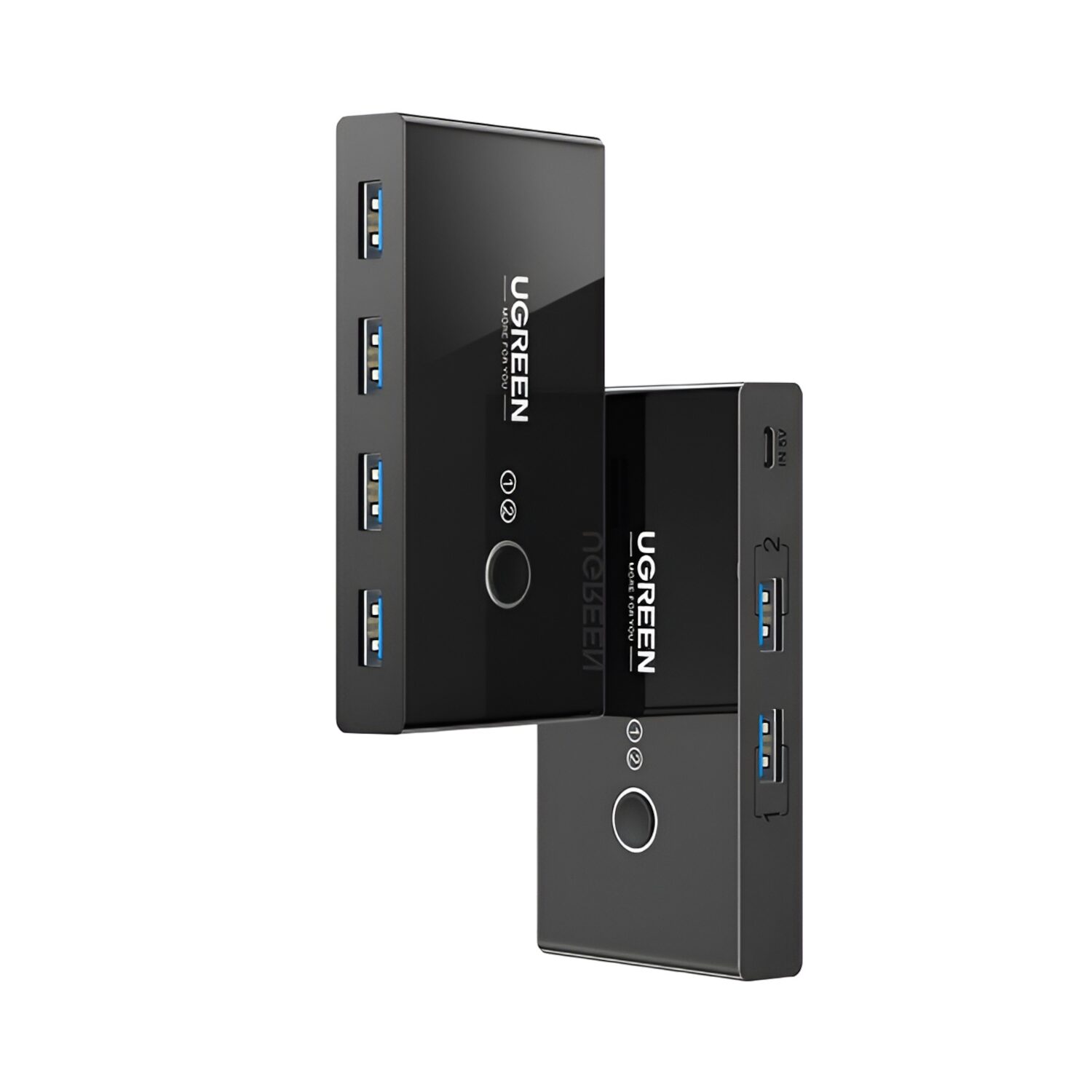 GUNMANSA UGREEN USB 3.0 4-Port Switch Box, with 1.5m USB Cables