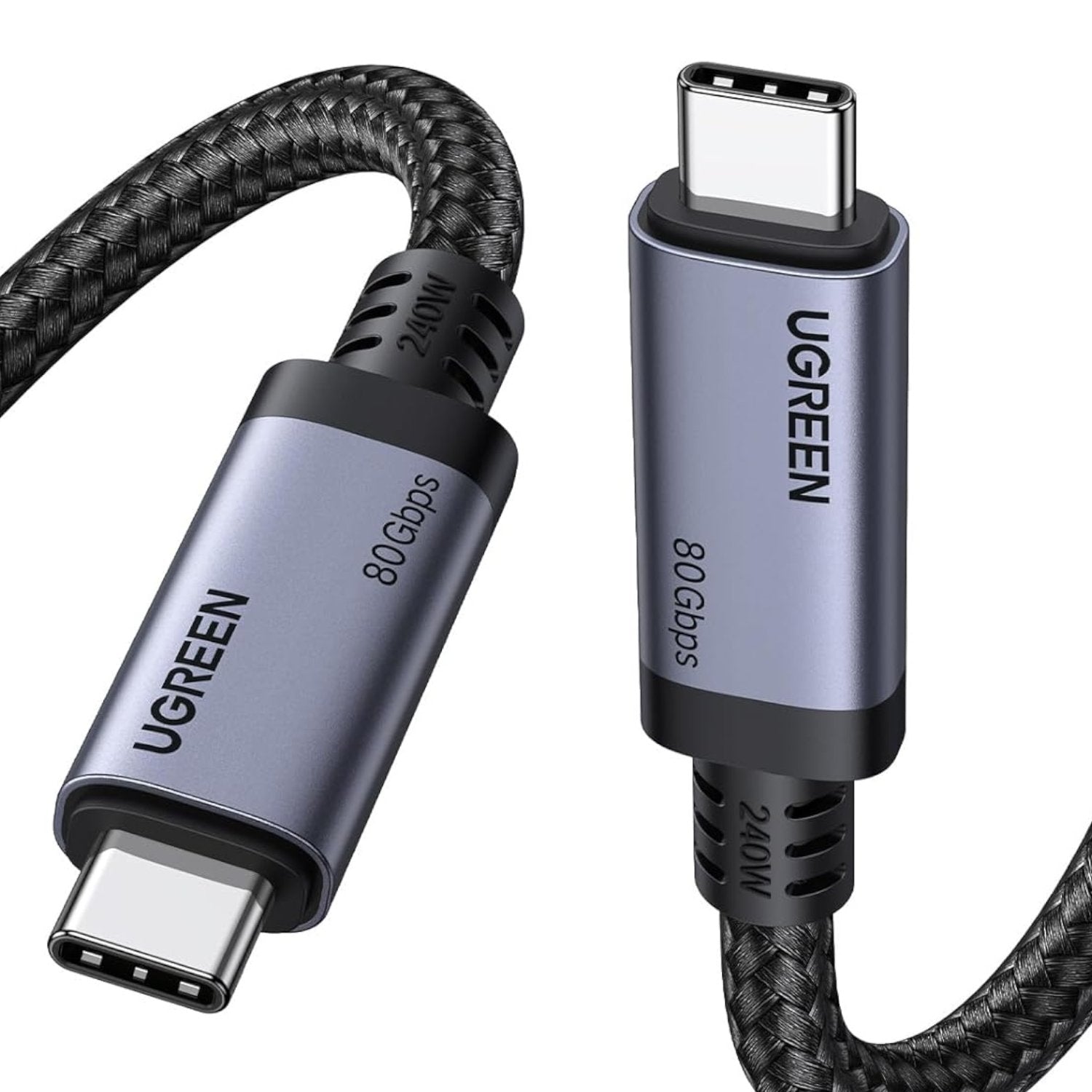 GUNMANSA UGreen USB4 Gen4 240W USB-C to USB-C Cable (Black)