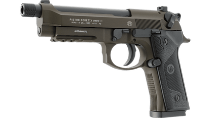 GUNMANSA Umarex Baretta M9A3 Black & Green Gas Gun (Semi Auto|Blowback|CO2|18+1|344 FPS|<3J|4.5mm BB) 5.8418