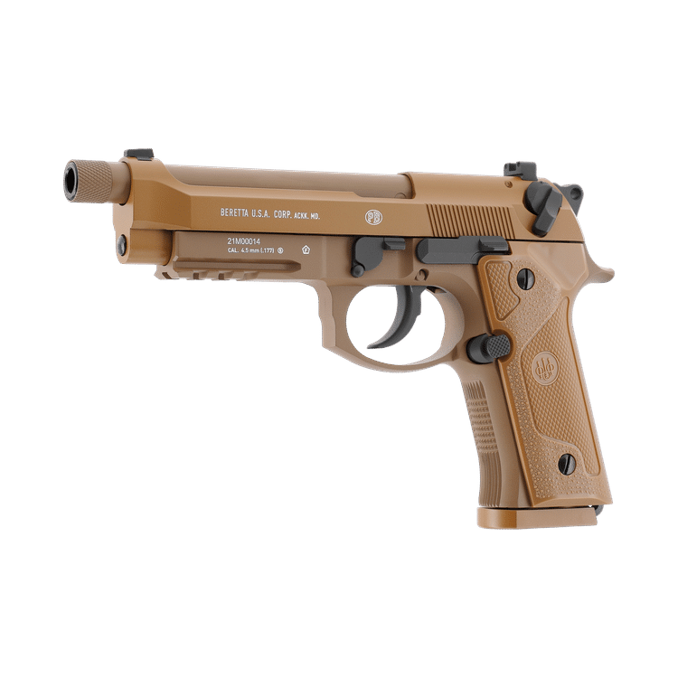 GUNMANSA Umarex Baretta M9A3 FDE (Semi Auto|Blowback|CO2|18+1|344 FPS|<3J|4.5mm BB) 5.8350