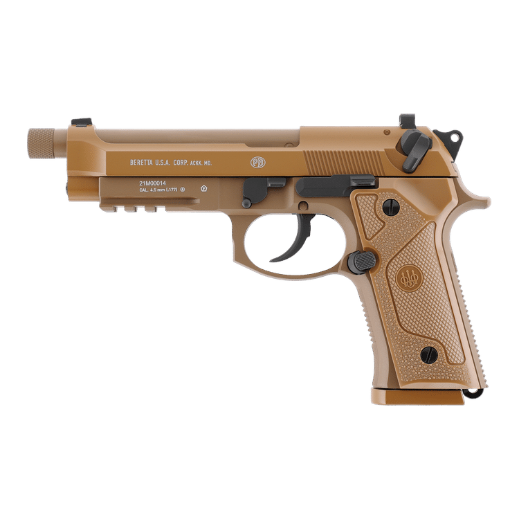 GUNMANSA Umarex Baretta M9A3 FDE (Semi Auto|Blowback|CO2|18+1|344 FPS|<3J|4.5mm BB) 5.8350