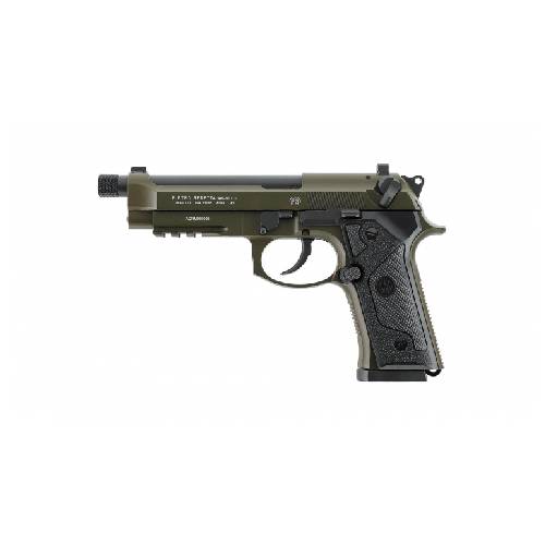GUNMANSA Umarex Baretta M9A3 Green & Black Gas Gun (Semi Auto|Blowback|CO2|18+1|344 FPS|3J|4.5mm BB) 5.8418