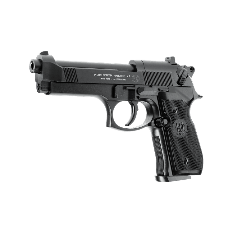 GUNMANSA Umarex Beretta M92FS Gas Gun (Semi Auto|NBB|CO2|8|427 FPS|4J|4.5mm) 419.00.00