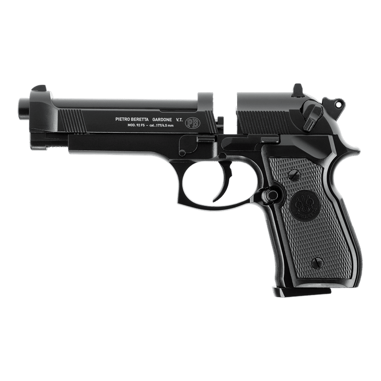 GUNMANSA Umarex Beretta M92FS Gas Gun (Semi Auto|NBB|CO2|8|427 FPS|4J|4.5mm) 419.00.00