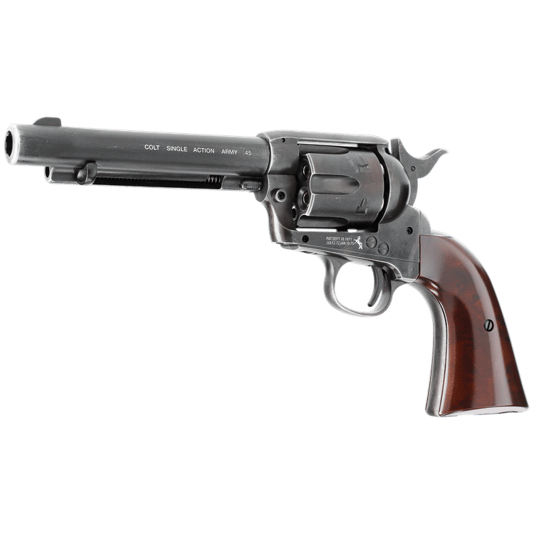GUNMANSA Umarex Colt SAA 45 Gas Gun (Semi Auto|CO2|6|377 FPS|3J|4.5mm BB/Revolver) 5.8320