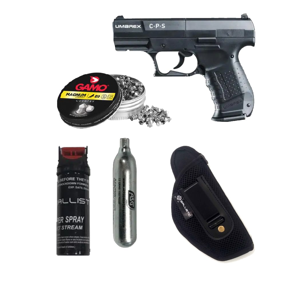GUNMANSA Umarex CPS 412.02.02 4.5mm Pistol Combo