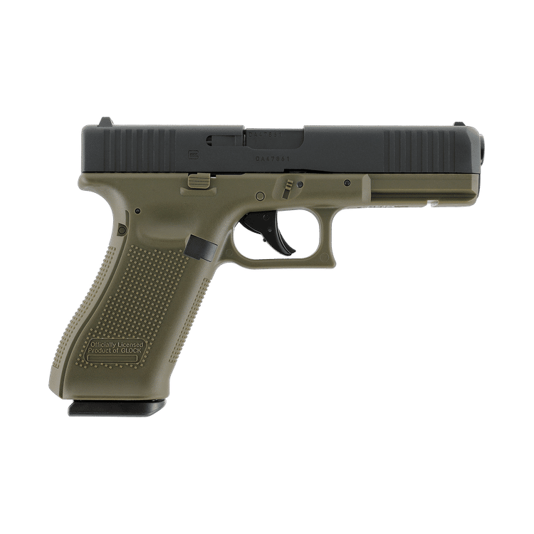 GUNMANSA Umarex Glock 17 Gen 5 BLK-BFG Airsoft Pistol (CO2|Semi Auto|Blowback|14) 2.6481