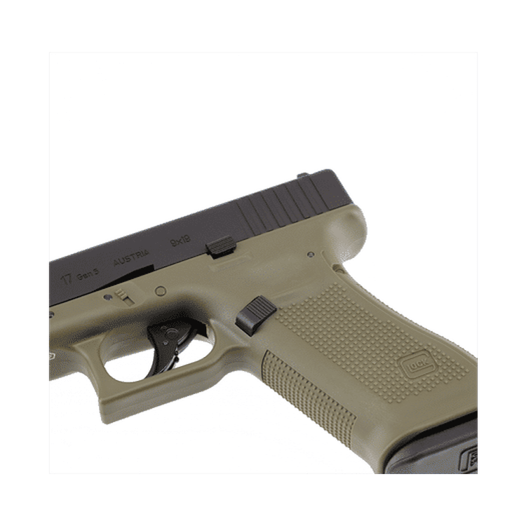 GUNMANSA Umarex Glock 17 Gen 5 BLK-BFG Airsoft Pistol (CO2|Semi Auto|Blowback|14) 2.6481