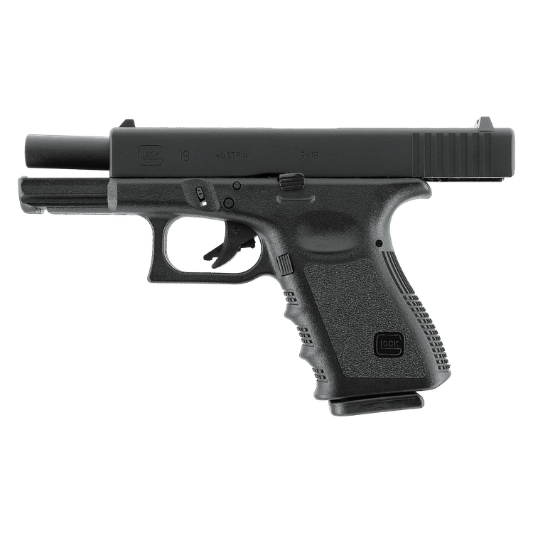 GUNMANSA Umarex Glock 19 Airsoft Pistol (CO2|Semi Auto|Blowback|11) 2.6413