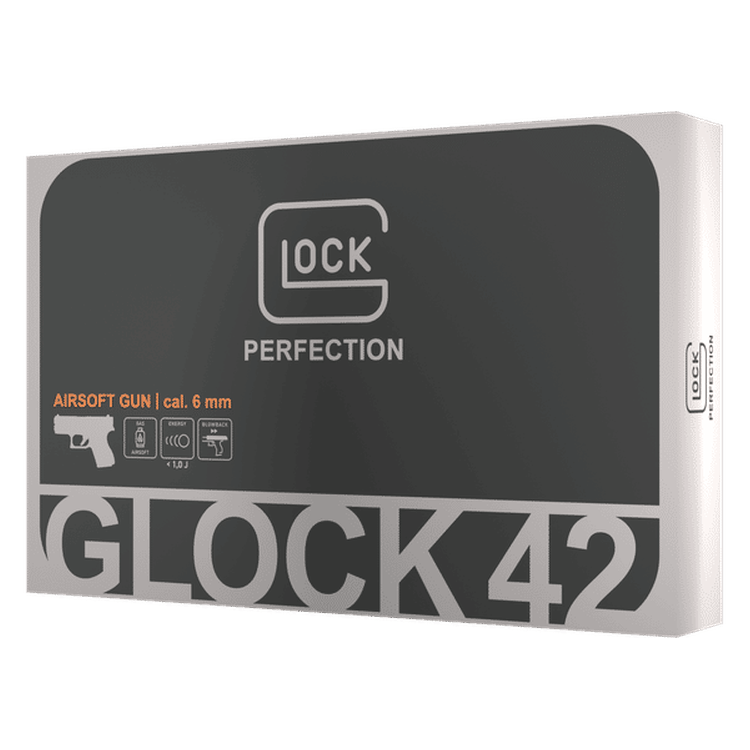 GUNMANSA Umarex Glock 42 Airsoft Pistol (GG|Semi Auto|Blowback|13) 2.6410