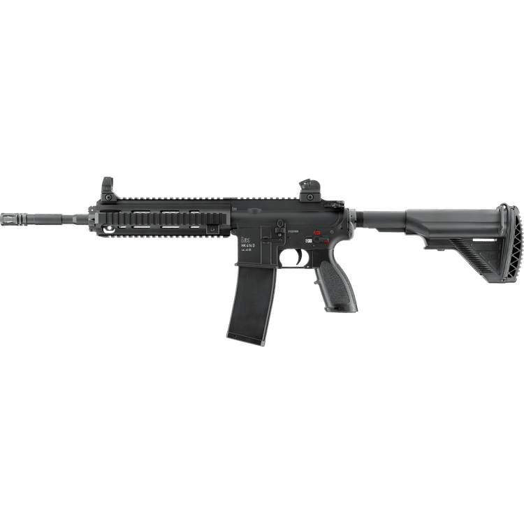 GUNMANSA Umarex Heckler & Koch HK416 Paintball Gas Rifle (Semi Auto|Blowback|CO2|14 Rounds|400 FPS|7.5J|.43 CAL) 2.4754X