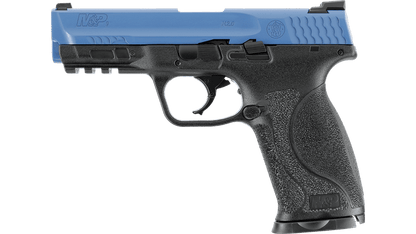 GUNMANSA Umarex T4E Smith & Wesson M&P9 M2 Blue Gas Gun (Semi Auto|NBB|CO2|8 Rounds|360 FPS|5J|>.43 CAL) 2.4749