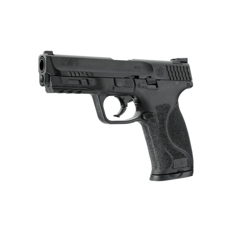 GUNMANSA Umarex T4E Smith & Wesson M&P9 M2 Paintball Gas Gun (Semi Auto|Blowback|CO2|8 Rounds|360 FPS|5J|.43 CAL) 2.4767