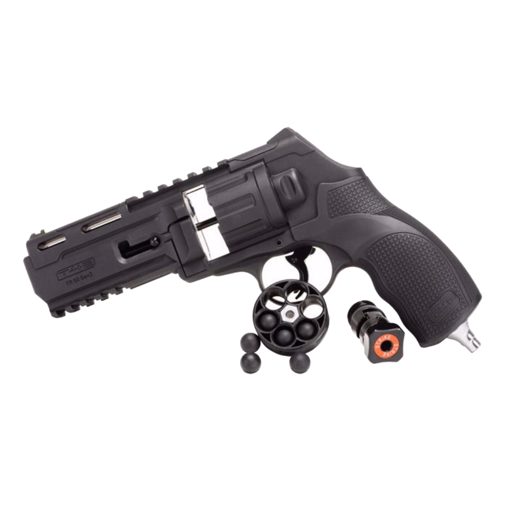 GUNMANSA Umarex T4E TR50 Gen2 13 Joules Self Defense Revolver 0.50cal - 2.4058