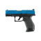 GUNMANSA Umarex T4E Walther PDP Compact Blue Paintball Gas Gun (Semi Auto|Blowback|CO2|8 Rounds|360 FPS|5J|.43 CAL) 2.4555