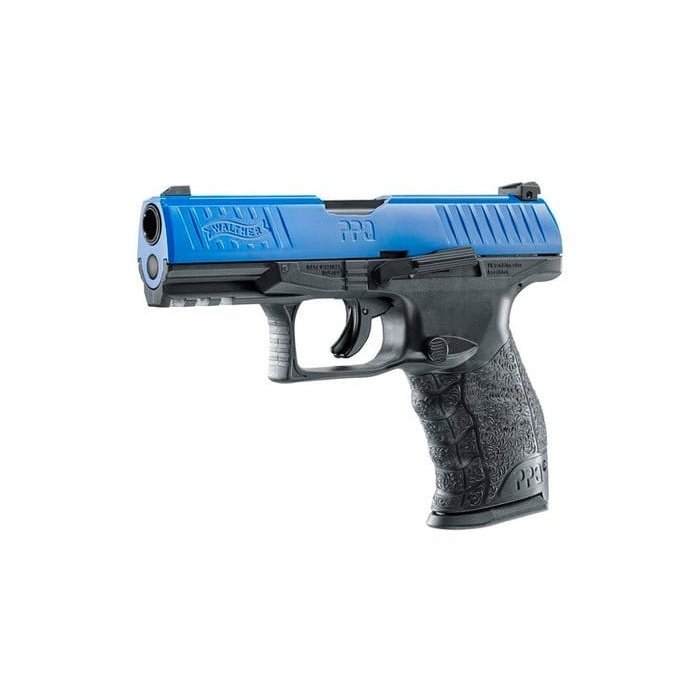 GUNMANSA Umarex T4E Walther PPQ M2 .43 Cal Gas Paintball Gun Blue