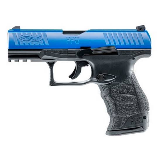GUNMANSA Umarex T4E Walther PPQ M2 Blue Paintball Gas Gun (Semi Auto|Blowback|CO2|8|360 FPS|5J|.43 CAL) 2.4761