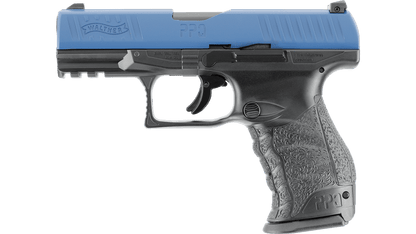 GUNMANSA Umarex T4E Walther PPQ M2 Blue Paintball Gas Gun (Semi Auto|Blowback|CO2|8 Rounds|360 FPS|5J|.43 CAL) 2.4761