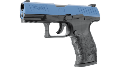 GUNMANSA Umarex T4E Walther PPQ M2 Blue Paintball Gas Gun (Semi Auto|Blowback|CO2|8 Rounds|360 FPS|5J|.43 CAL) 2.4761