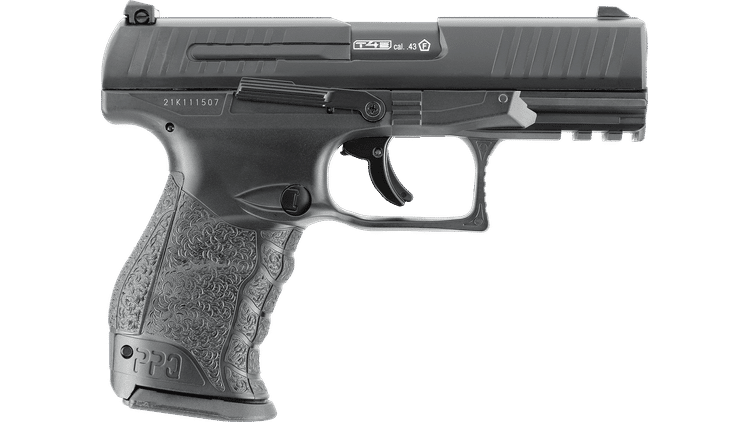 GUNMANSA Umarex T4E Walther PPQ M2 Paintball Gas Gun (Semi Auto|Blowback|CO2|8 Rounds|360 FPS|5J|.43 CAL)  2.4760