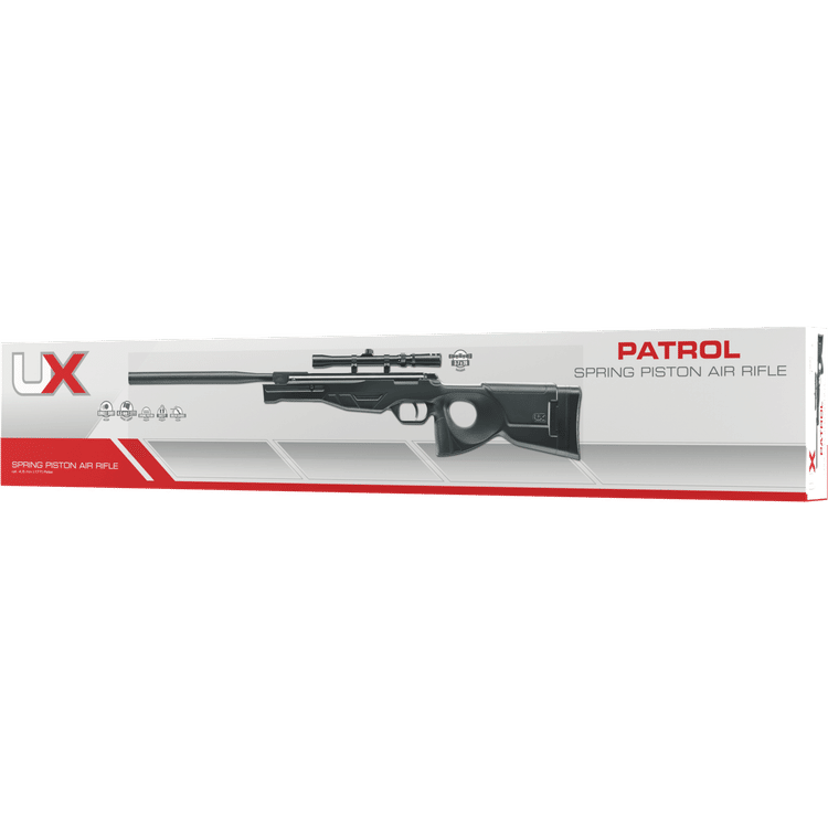 GUNMANSA Umarex UX Patrol Air Rifle (Break Barrel|1|558 FPS|7.5J|103cm|2.8kg|5.5mm) 2.4996-1