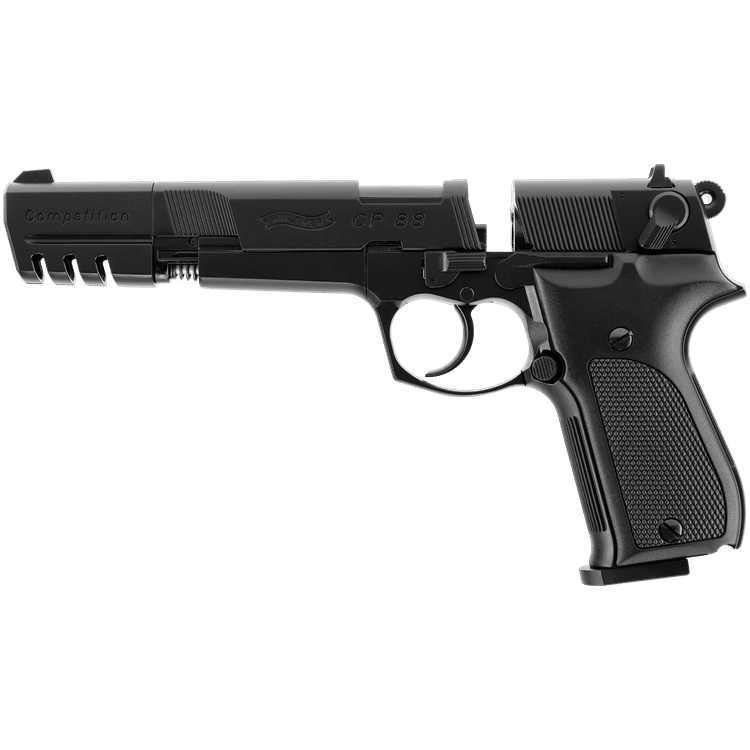 GUNMANSA Umarex Walther CP 88 Competition Gas Gun (Semi Auto|NBB|CO2|8|459 FPS|4J|4.5mm) 416.00.05