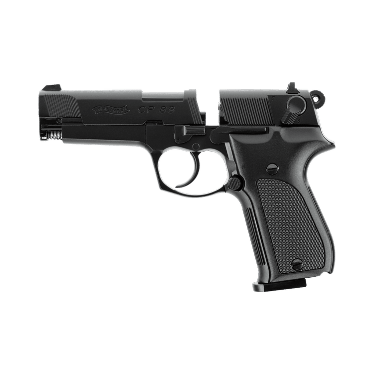 GUNMANSA Umarex Walther CP 88 Gas Gun (Semi Auto|NBB|CO2|8|427 FPS|4J|4.5mm) 416.00.00