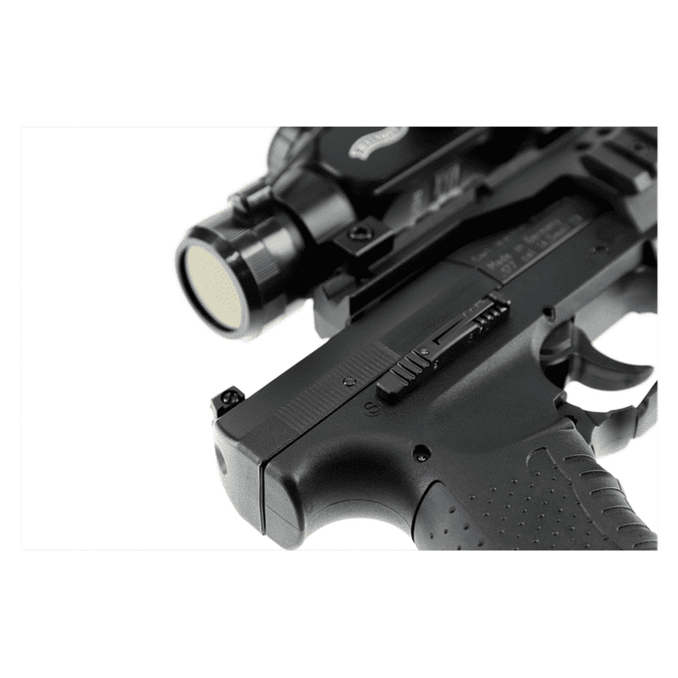 GUNMANSA Umarex Walther Night Hawk Gas Gun (Semi Auto|NBB|CO2|8|394 FPS|3.5J|4.5mm) 412.02.30