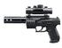 GUNMANSA Umarex Walther Night Hawk Gas Gun (Semi Auto|NBB|CO2|8|394 FPS|3.5J|4.5mm) 412.02.30