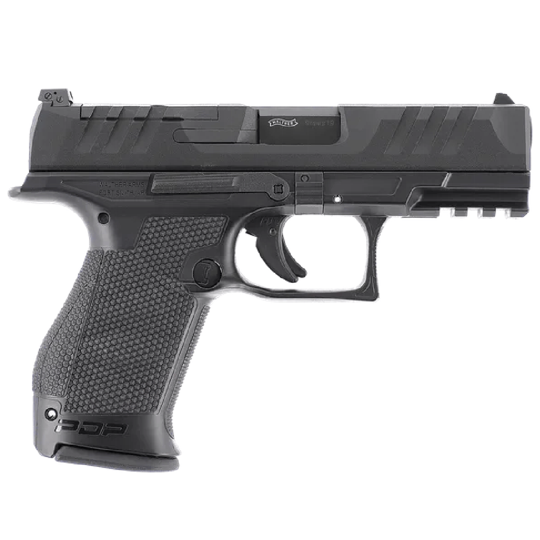 GUNMANSA Umarex Walther PDP Compact 4″ Airsoft Pistol BLK 6mm GBB &lt; 1,0 J 20R – 2.6559