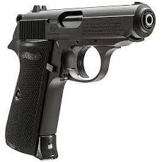 GUNMANSA Umarex Walther PPK/S Gas Gun (Semi Auto|Blowback|CO2|15|360 FPS|2.7J|4.5mm BB) 5.8315