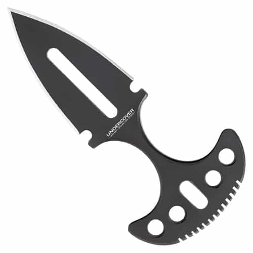 GUNMANSA Undercover Push Dagger Set Black With Sheath UC1487B