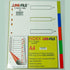 GUNMANSA Uni File A4 5 Index Tabs Uni File Dividers