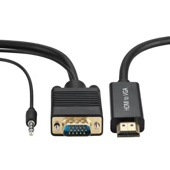 GUNMANSA Unique 0.75m HDMI Male to VGA Female Video Adapter Cable