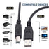 GUNMANSA UniQue 3m USB 2.0 A male to USB 2.0 B male Printer Cable