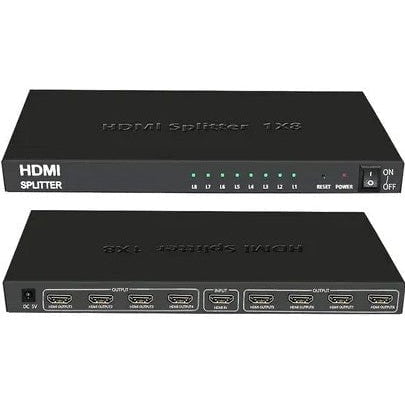 GUNMANSA UniQue 4K x 2K Ultra HD 8 Port HDTV Splitter