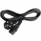 GUNMANSA UniQue Black 1.8m Standard Single Head Power 2 Pin Cable