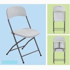 GUNMANSA UniQue Blow Moulded Folding Plastic Chair With Steel Frame